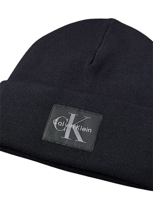 Cappellino in misto viscosa nero Calvin Klein | LV04D8088GUB1